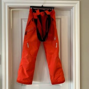 Spyder boys ski pants with suspenders- perfect for any outdoor child!